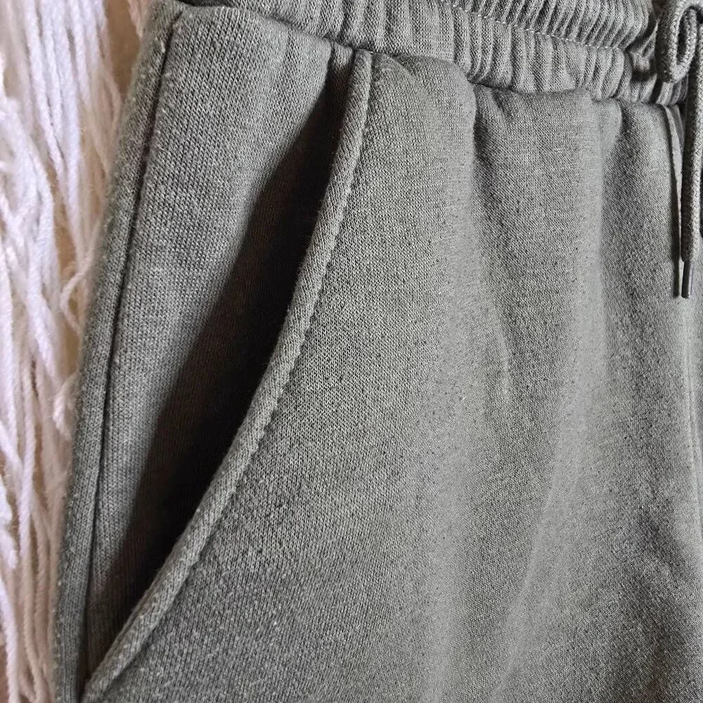Peanuts Snoopy Olive Green Fleece Lounge Shorts XL - Picture 6 of 9